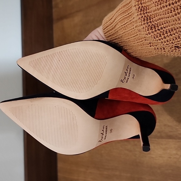 BODEN | Carrie Navy Suede Point Toe Court Stiletto Heels 36 - Picture 5 of 7